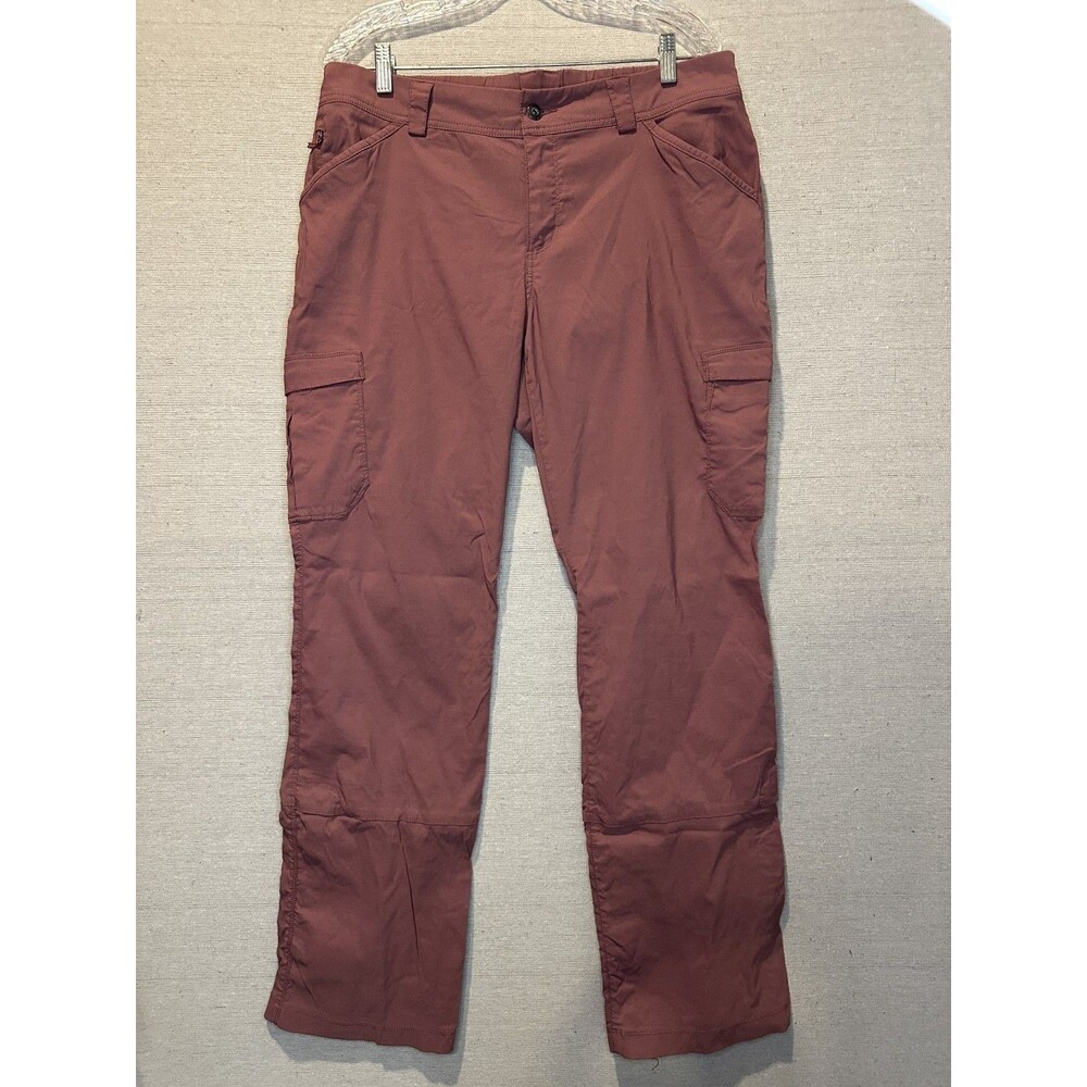 Duluth Trading Co Womens Dry on the Fly Roll-up Cargo Pants Dusty Rose Sz. 14x33